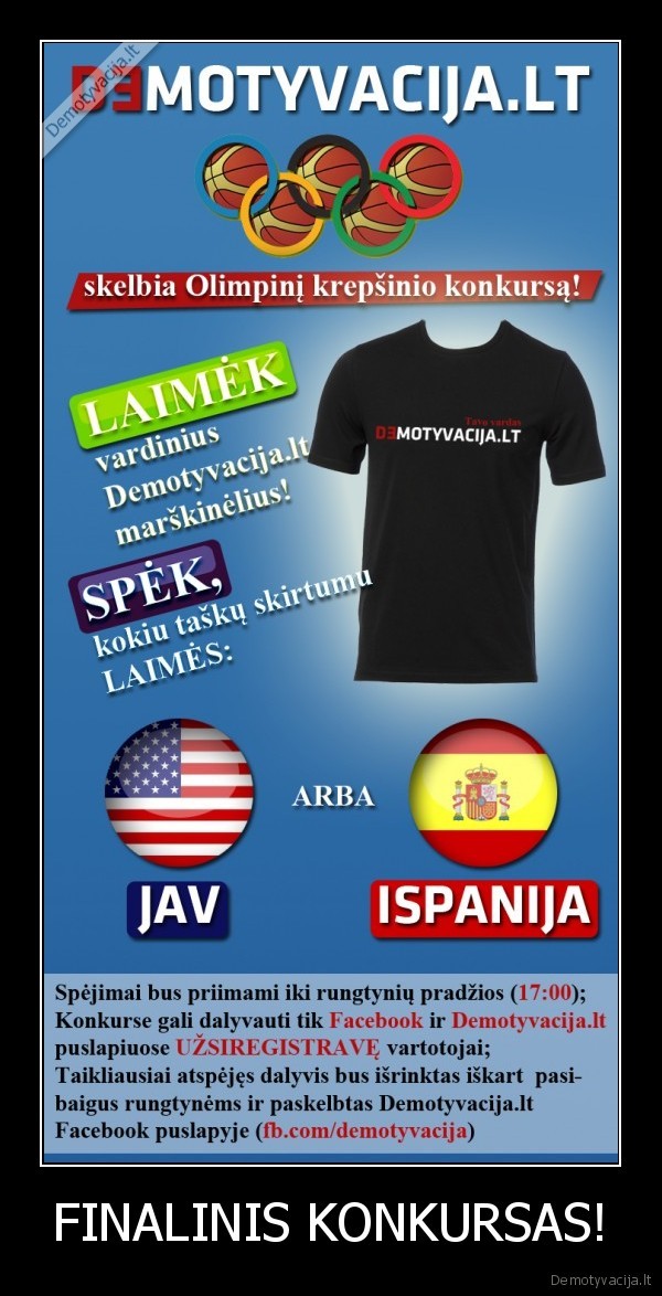 FINALINIS KONKURSAS!