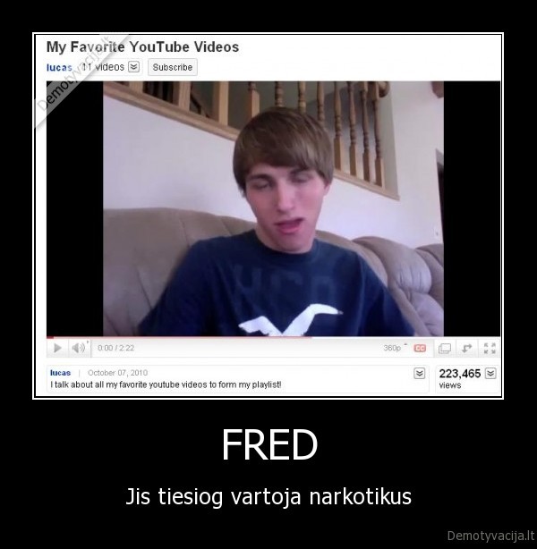 fred,youtube,show,narkotikai,linksma,linksmybes