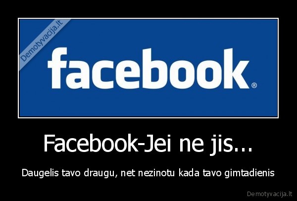 Facebook-Jei ne jis...