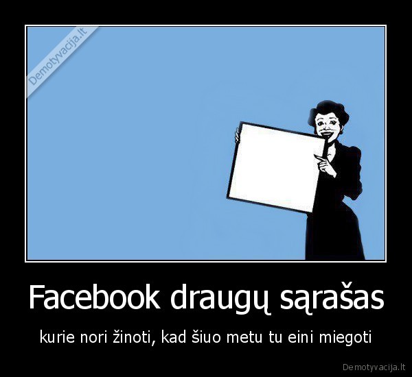Facebook draugų sąrašas