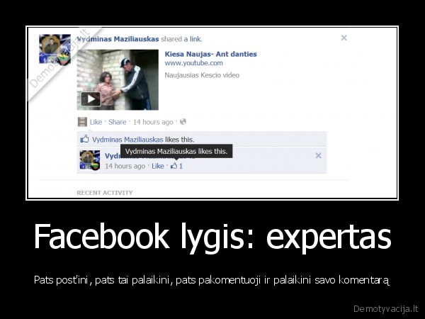 Facebook lygis: expertas