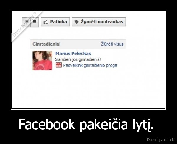 Facebook pakeičia lytį. 