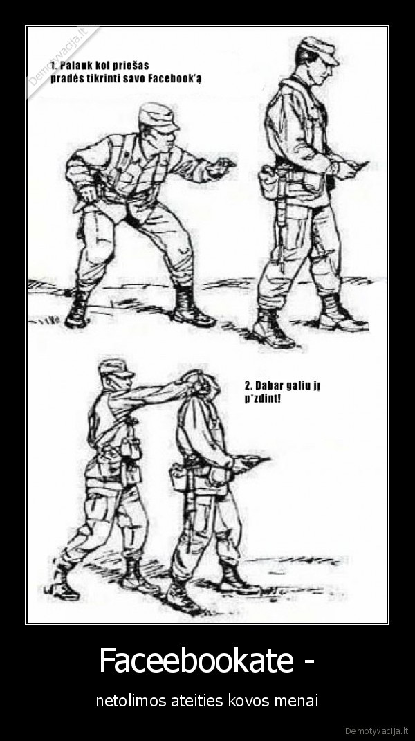 kovos, menai,facebook,tikrinti