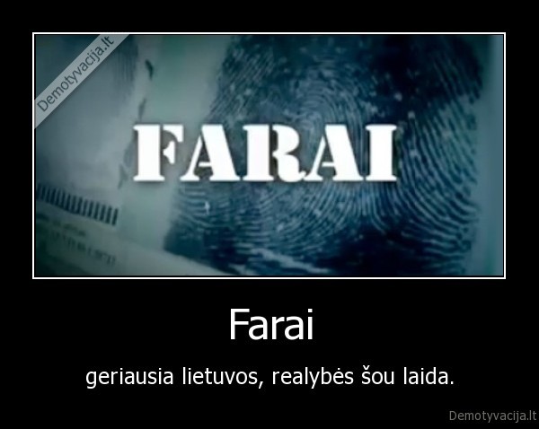 farai,mentai,policija,tv,televizija,tv3
