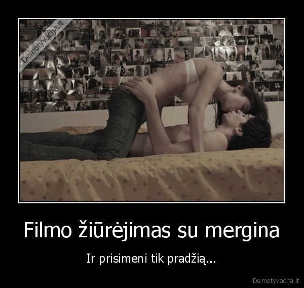 Filmo žiūrėjimas su mergina