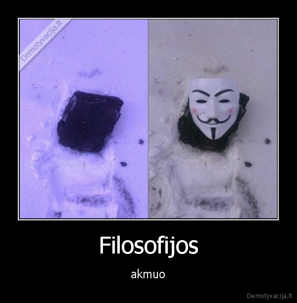 akmuo,filosofija