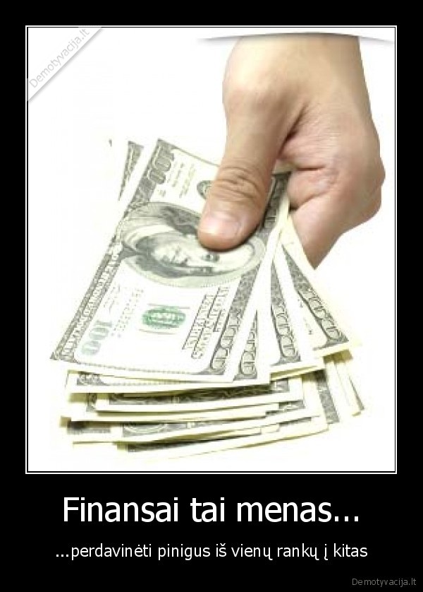finansai,pinigai