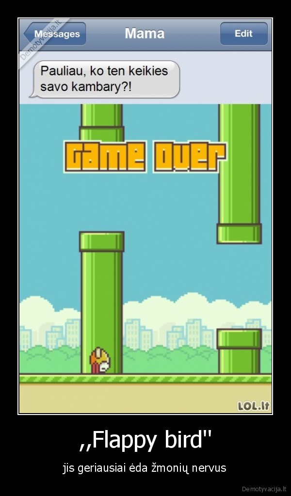 ,,Flappy bird''