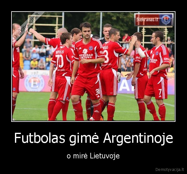 Futbolas gimė Argentinoje