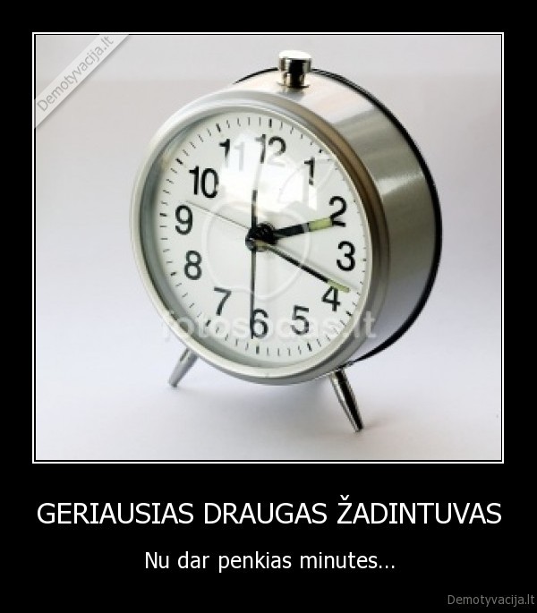 zadintuvas,penki,miegas