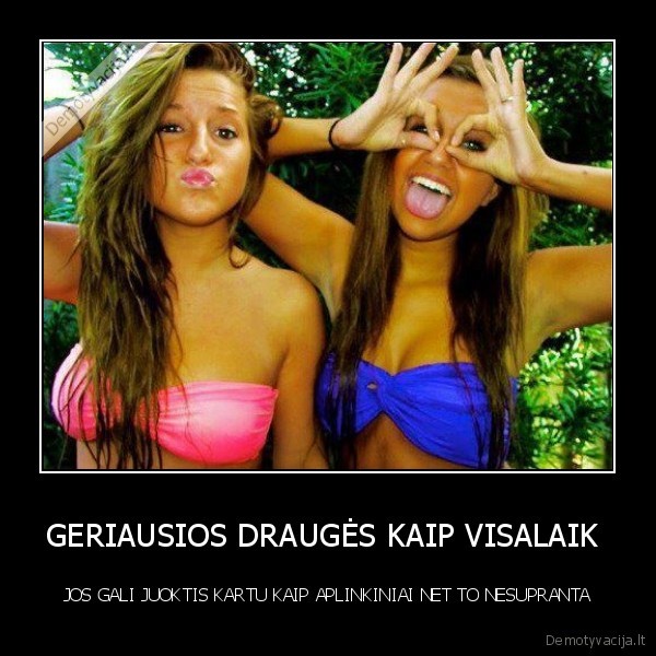 GERIAUSIOS DRAUGĖS KAIP VISALAIK 