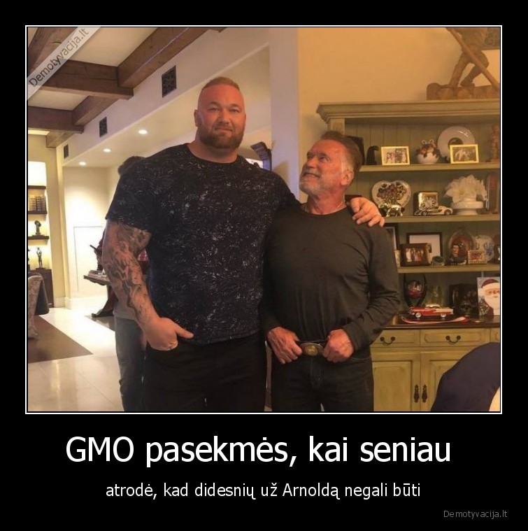 arnoldas,didesnis,gmo