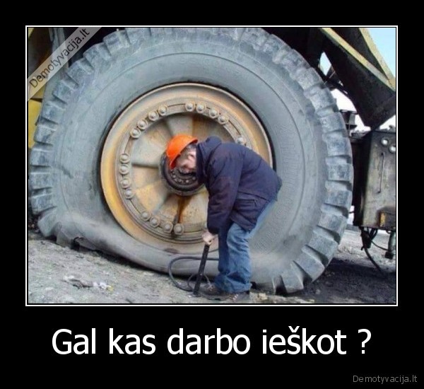 Gal kas darbo ieškot ?