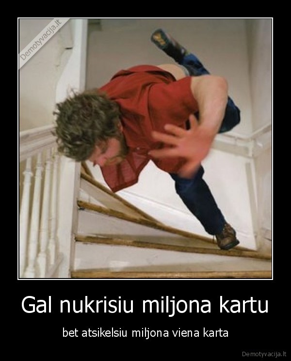 Gal nukrisiu miljona kartu
