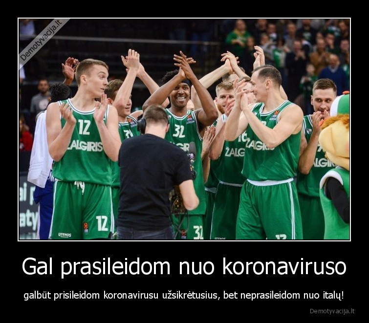 zalgiris,armani,krepsinis,koronavirusas