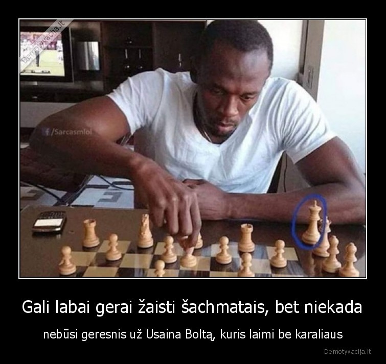 karalius,usain, bolt,sachmatai,taktika