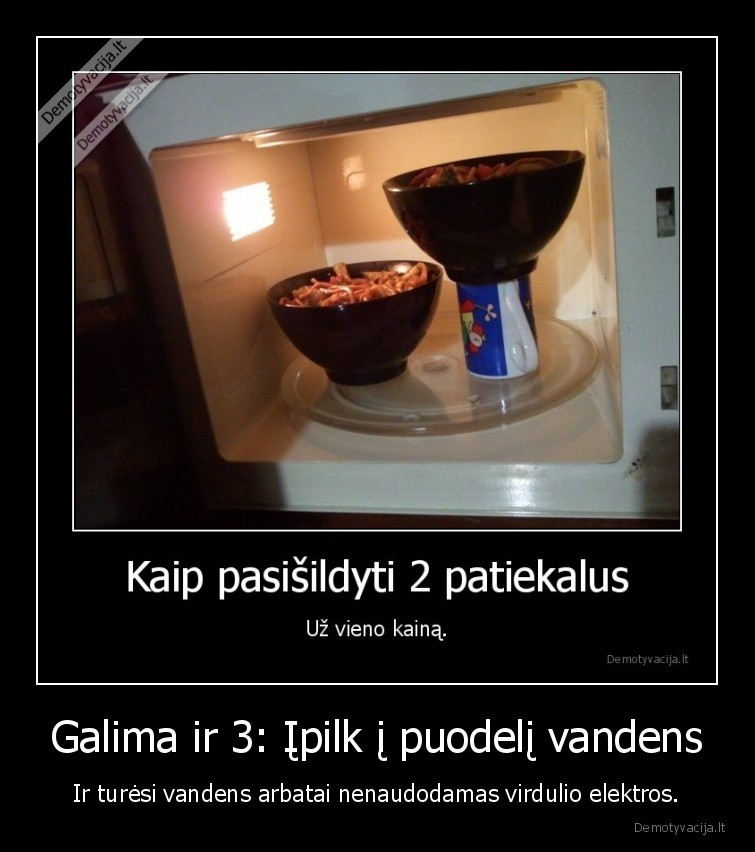 Galima ir 3: Įpilk į puodelį vandens