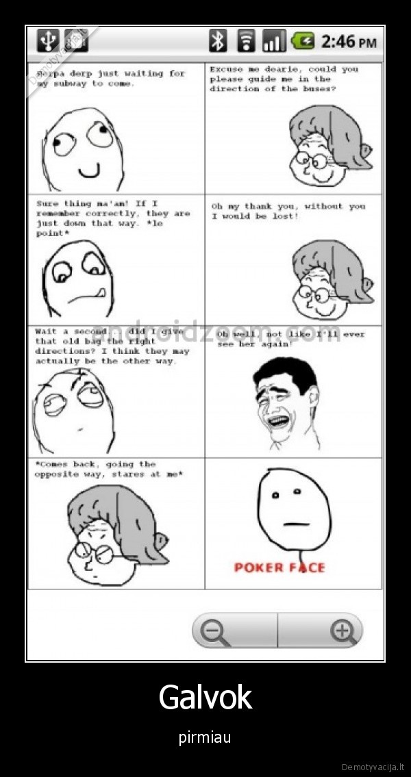 galvok, pirmiau, kubiliau