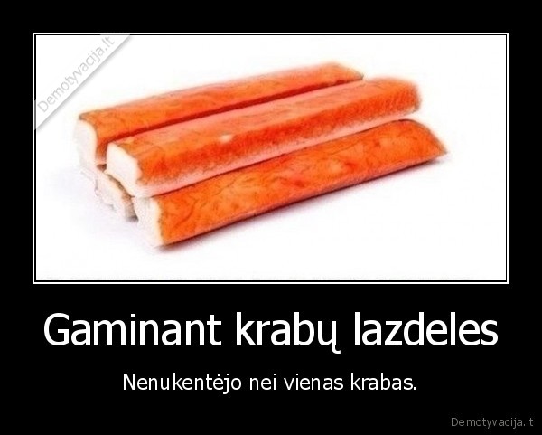 krabai,lazdeles,maistas