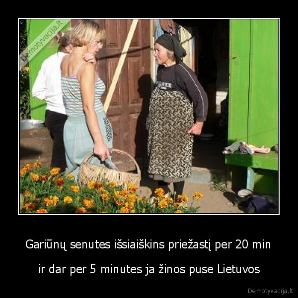 Gariūnų senutes išsiaiškins priežastį per 20 min