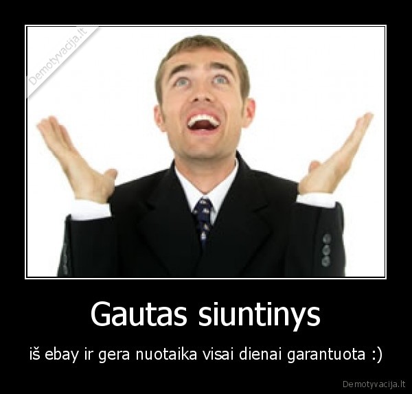 Gautas siuntinys