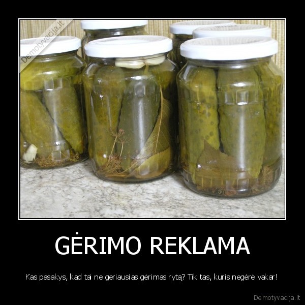 GĖRIMO REKLAMA