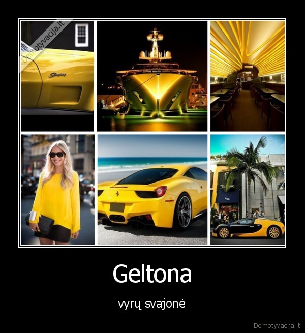 svajone,geltona