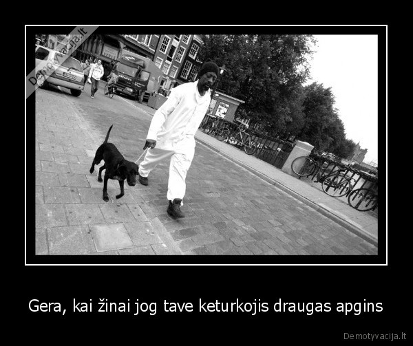 Gera, kai žinai jog tave keturkojis draugas apgins