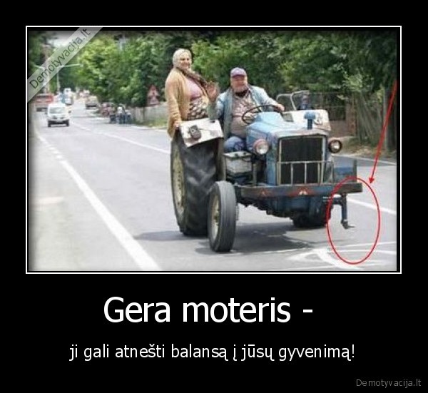 Gera moteris - 