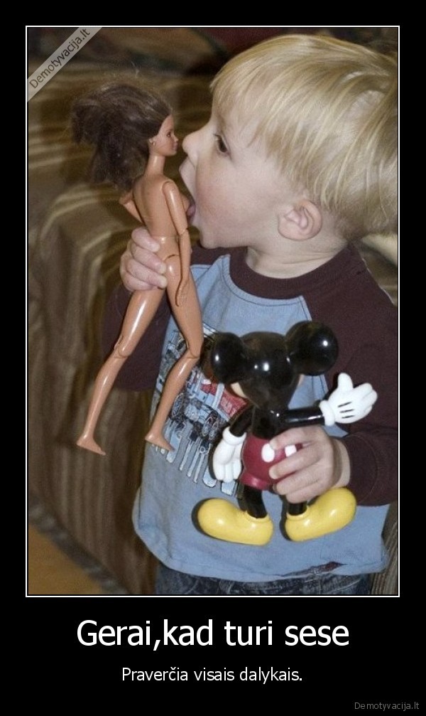 vaikas,barbie