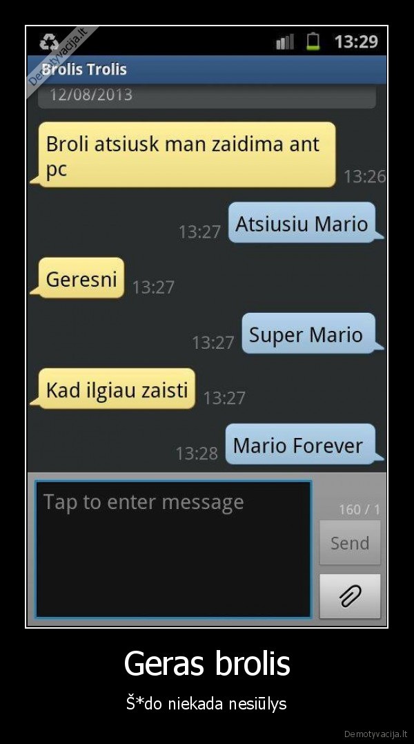 sms, prikolas,sms, broliui,susirasinejimas, su, broliu