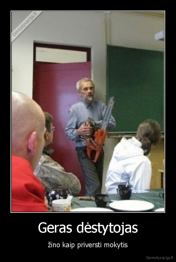 mokytis,priversti