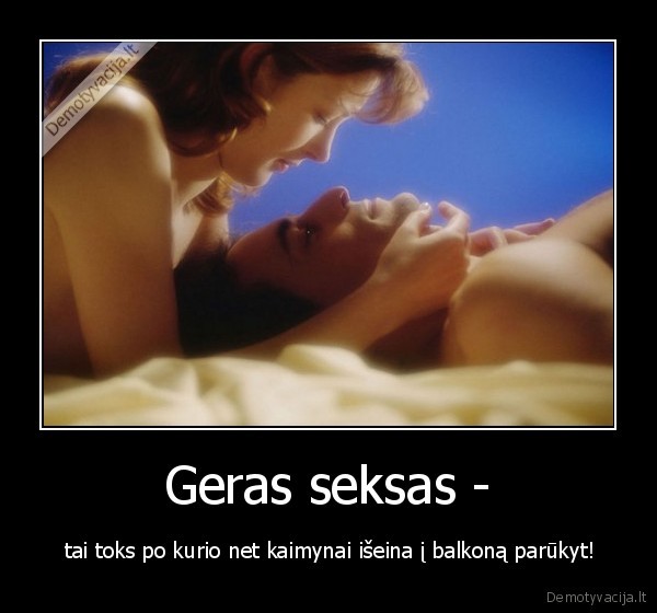 Geras seksas -