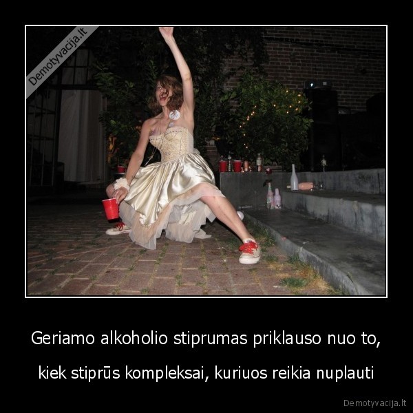 Geriamo alkoholio stiprumas priklauso nuo to,