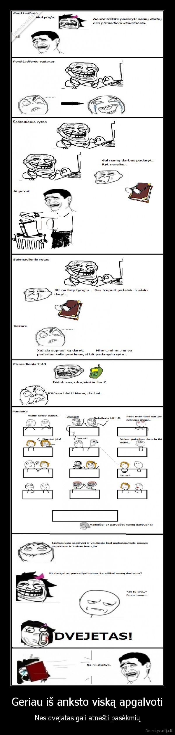 mokykla, sule, namu, darbai