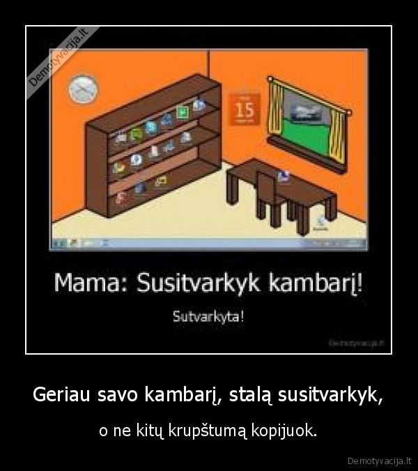 susitvarkyk,kompiuteris,kambarys
