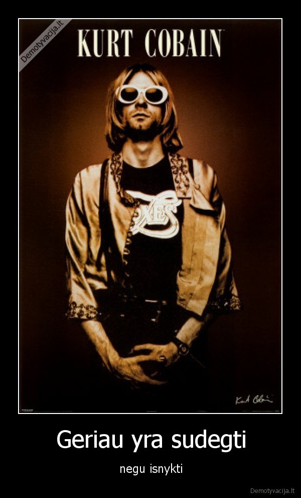 kurt, cobain, nirvana, sudegti, isnykti
