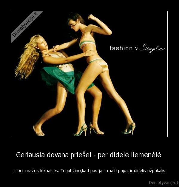 Geriausia dovana priešei - per didelė liemenėlė 