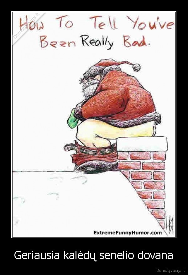 Geriausia kalėdų senelio dovana