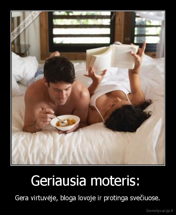 Geriausia moteris: 