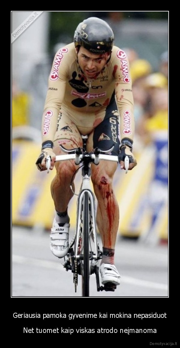 Geriausia pamoka gyvenime kai mokina nepasiduot