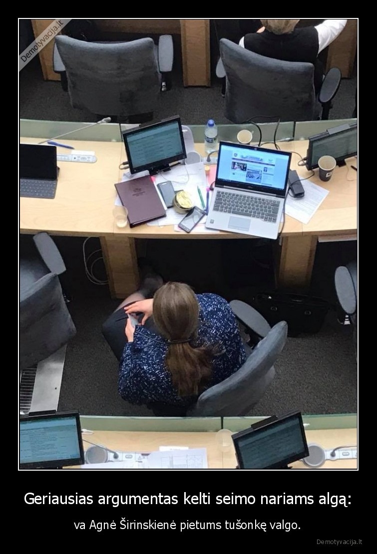 seimo, nariai,alga,tusonke