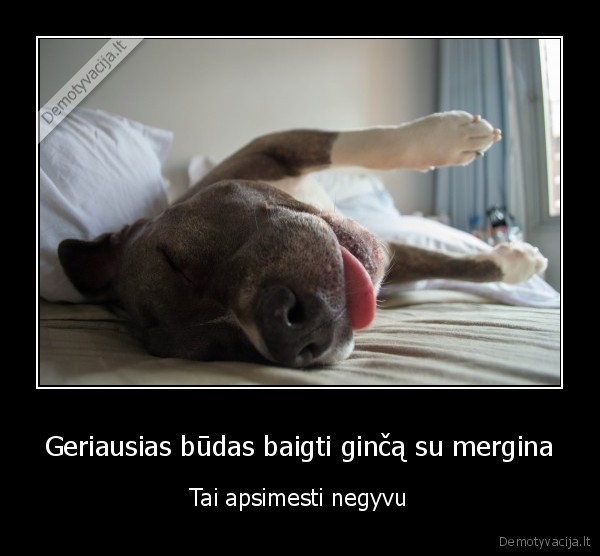 Geriausias būdas baigti ginčą su mergina