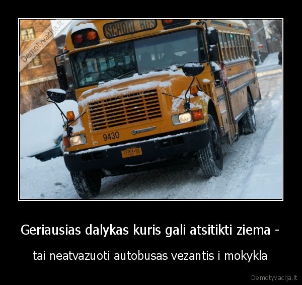 Geriausias dalykas kuris gali atsitikti ziema -