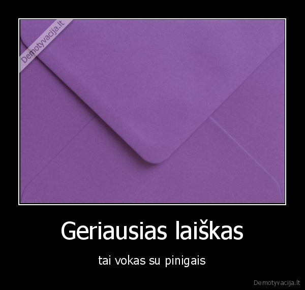 vokas,pinigai,laiskas