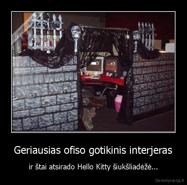 Geriausias ofiso gotikinis interjeras