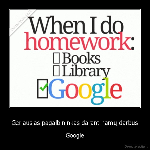 namu, darbai,google