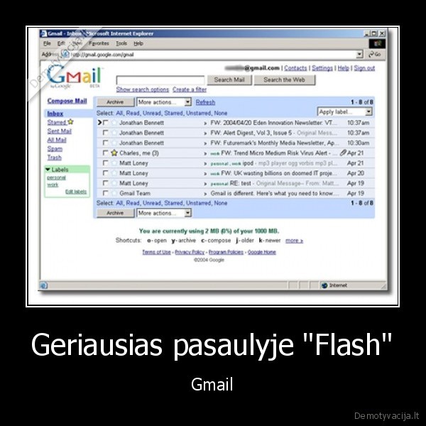Geriausias pasaulyje &quot;Flash&quot;