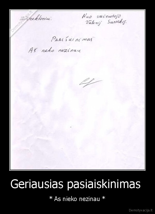 Geriausias pasiaiskinimas 