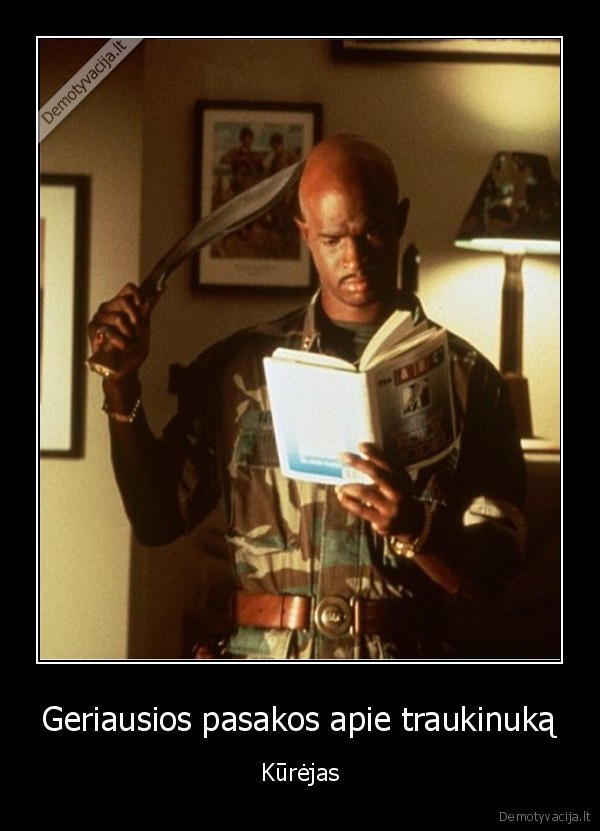 majoras, peinas,pasaka, apie, traukinuka